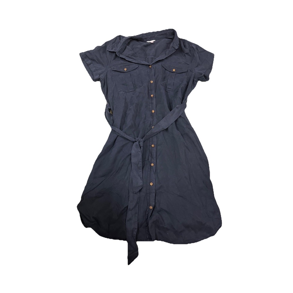 NWT‎ Women's TEDDI ROSE Navy Tie Dress Size Medium